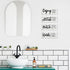 rabbitable 4 Pieces Farmhouse Bathroom Wall Decor,Wash Your Hands Brush Your Teeth Comb Your Hair ,Rustic Wooden Bathroom Wall Arts Decoration Bathroom Funny Sign