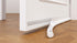 McDILS Under Door Draft Blocker White - Door Draft Stopper 32 to 38 inches - Weatherproofing Door Seal Strip - Draft Stopper for Bottom of Door - Noice Reduction Sound Proof Door Draft Blocker White