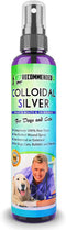 Vet Recommended - Colloidal Silver for Dogs & Cats - (4oz/120ml) - Colloidal Silver Spray That Works as Natural Hot Spot Solution - Made in USA