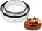 NewlineNY Stainless Steel Cake Mousse Rings for creating Round Appetizers, Molded Salads, Cakes, Mousse and Desserts, 3 Round Cake Mousse Flan Rings Set