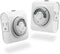 GE 24-Hour Heavy Duty Indoor Plug-in Mechanical 2 Pack, 2 Grounded Outlets, 30 Minute Intervals, Daily On/Off Cycle, for Lamps, Seasonal Lighting, Holiday Decorations, 46211 Timer, Gray/White, 2 Count