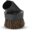 ALL PARTS ETC. Horse Hair Vacuum Attachment 1.25" Round Dust Brush, 1-1/4 Vacuum Dusting Brush, Duster Sweeper Hair Bristle Brush Compatible with Shop Vac, Oreck, Hoover and other Central Vacs