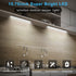 Under Cabinet Lighting, 73 LEDs Wireless USB Rechargeable Closet Light, Motion Sensor Lights, Magnetic Adhesive Strip LED Night Lights for Kitchen, Wardrobe, Garage, Stairs, Bedroom