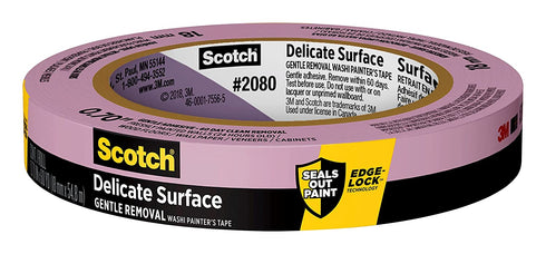 Scotch Delicate Surface Painter’s Tape, 0.70 inches x 60 yards, 2080, 1 Roll