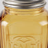 RSVP International Retro Glass Salt & Pepper Shaker | Stainless Steel Lids |, 8 oz, Amber