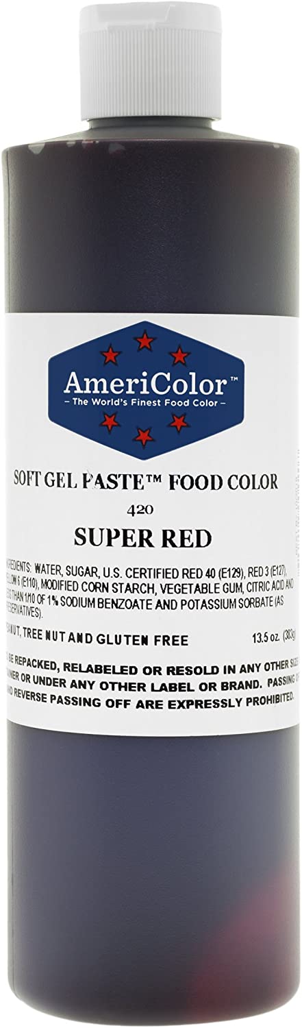 AmeriColor Food Color Super Red 13.5 Oz