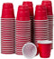 120ct Mini Red Cups 2oz Plastic Disposable Shot Glasses Party Shooter Beer Pong Jello