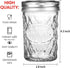 Mason Jars 8 oz 12 Pack Mini Jelly Jars With Regular Mouth Airtight Lids and Bands, Small Glass Jars for Jam, Honey, Meal Prep, Overnight Oats, Wedding Favors, Shower Favors, Salads, Baby Foods