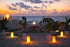 GenSwin Waterproof Outdoor Flameless Candles with Remote Timer, Battery Operated Large Flickering LED Pillar Candles for Indoor Outdoor Lanterns, Won™t melt, Long-Lasting(White, Set of 2, 8? x 4?)