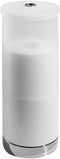 iDesign Aria Plastic Toilet Tissue Roll Reserve Organizer for Bathroom, Vertical Free Standing Compact Organizer, Holds 3 Rolls of Toilet Paper, Clear