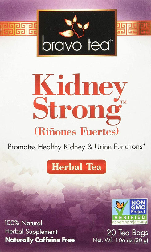 Bravo Teas Kidney Strong, 20 Tea Bags 2 Pack