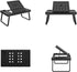 COSCO Folding Laptop, Black w/Cup & Electronic Device Holder, Adjustable & Portable Desk Activity Tray, 1 Pack