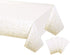 4 Pack, White and Gold Tablecloth for Birthday Party, Gold Dot Confetti Pattern Table Covers for Rectangle Tables, Fit for All Party, Thanksgiving Christmas Wedding, Anniversary,54" x 108",Gexolenu