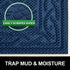 Mibao Durable Door Mat, Heavy Duty Rubber Doormats, Welcome Mats, Indoor Outdoor, Non-Slip, Easy Clean, Absorb Water, Low-Profile Mats for Entry, Patio, Garage, Entrance Way (18×30, Blue)