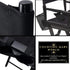 STAY GENT 5 in 1 Accessories Set for Makeup Artist Chair, (not Including Chair) Black Chair Replacement Cover Canvas, 2 Portable Side Storage Bags and Hanging Mesh Bag, Black