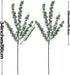 Artificial Plants Stems 34" Tall Faux Bouquet Eucalyptus Leaves Spray Greenery Plants in Dusty Green for Vase Floral Arrangement Wedding Party Decor 4 Branches