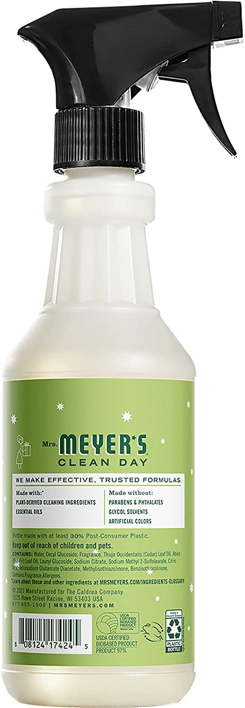 Mrs. Meyers Clean Day Limited Edition Scent Multi Surface Cleaner Bundle, 1 Iowa Pine Scent, 1 Peppermint Scent, 1 Orange Clove Scent, 16 FL OZ Bottles (3 CT)