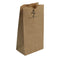 Duro ID# 18404 4# SOS Bag 30# 100% Recycled Natural Kraft 500pk 5" x3 1/3" X9 3/4"