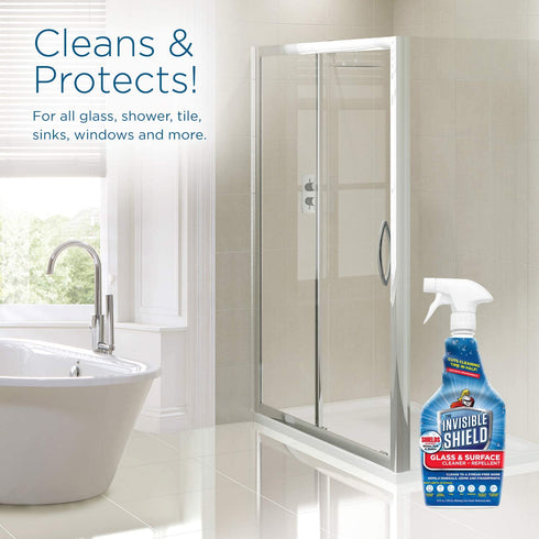 Invisible Shield Glass & Surface Cleaner and Repellent 25 fl. oz. Cleans and Protects against future dirt on multi surfaces by UNELKO- Clean-X Invisible Shield (2)