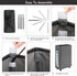 Lifesela Slim Rolling Laundry Basket, 22 Laundry Hamper with Wheels, Collapsible Dirty Clothes Hamper with Drawstring Mesh Cover, Corner Clothes Hamper Laundry Bin with Handle (Grey)