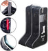 Satisfounder Portable Boot Storage Bags Dust Proof Shoe Bags for Storage,2 Pair Zippered Tall Boots Organizer Protector Bag with Handle for Home and Travel (Black)