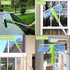 Window Squeegee Cleaner Scrubber 3 in 1 Professional Detachable Cleaning Kit Microfiber Brush and Rubber Scraper with Extension Pole for Glass Auto Mirrors