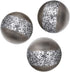 Schonwerk Silver Decorative Orbs for Bowls and Vases (Set of 3) Resin Sphere Balls for Living, Dining Room, Coffee Table Centerpiece Decor - Great Gift Idea (Crackled Mosaic)
