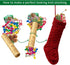 ROSFORU Knit Christmas Stockings, Xmas Gifts for Family, 3 Pack 18 Inches Large Size Ivory+ Burgundy+ Khaki