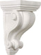 Ekena Millwork COR04X04X07DE 4-Inch W x 4-Inch D x 7 1/2-Inch H Devon Corbel , White