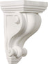 Ekena Millwork COR04X04X07DE 4-Inch W x 4-Inch D x 7 1/2-Inch H Devon Corbel , White