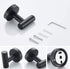 Marmolux Acc - Towel Hook Black Bathroom Single Coat Hooks Bath Kitchen Small Hand Towel Holder Hat Door Hanger Rack Home Storage Stainless Steel Bathroom Hardware Set Wall Mount Matte Black