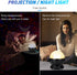 Baby Night Lights, Moon Star Projector 360 Degree Rotation - 4 LED Bulbs 8 Color Changing Light, Romantic Night Lighting Lamp, Unique Gifts for Birthday Nursery Women Children Kids Baby