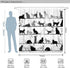 DESIHOM Funny Cat Shower Curtain Animal Black and White Shower Curtain Cartoon Fun Novelty Shower Curtain Polyester 72x72 Inch
