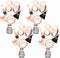 Konsait Rose Gold 80th Birthday Centerpiece Sticks-80th Birthday Table Toppers -Birthday Party Decorations Accessories-80 Fabulous -Bday Party Cheers to 80 Years Birthday Party Favor Supplies