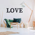 13.7" Metal Letters for Wall Decor, Corrugated Black Large 3D Letters, Decorative Farmhouse Hanging Alphabet Signs for Home Bedroom Office Wedding Party (H)