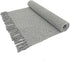 Eanpet Braided Rug Cotton Area Rug Pure Tassels Floor Rug Hand Woven Reversible Throw Rugs Door Mat Laundry Room Rug Indoor Runner Bathroom Tablecloth (2x6 FT, Grey)