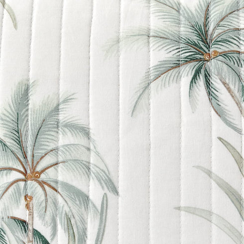 Tommy Bahama | Serenity Palm Collection | Sham - 100% Cotton, Soft & Cozy Bedding with Envelope Closure, Pre-Washed for Extra Comfort, Standard, Blue