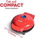 DASH DMWH100HP Mini Maker for Individual Waffles, Hash Browns, Keto Chaffles with Easy to Clean, Non-Stick Surfaces, 4 Inch, Red Love Heart