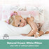 2-Pack Toddler Pillow - Soft Organic Cotton Toddler Pillows for Sleeping - 13X18 Small Pillow for Kids - Kids Pillows for Sleeping - Kids Pillow for Travel, School, Nap - Crib Pillow (Soft White)