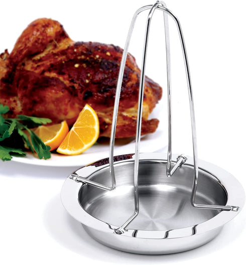 Norpro Deluxe Stainless Steel Vertical Meat Poultry Chicken Turkey Roaster, 266