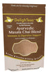 Ayurvedic Organic Masala Chai powder; No added sugar or sweetener; 4oz (100 Servings) - Caffeine free - Made with Ceylon (true) Cinnamon - Great for Vegan Lattes and Smoothies