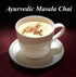 Ayurvedic Organic Masala Chai powder; No added sugar or sweetener; 4oz (100 Servings) - Caffeine free - Made with Ceylon (true) Cinnamon - Great for Vegan Lattes and Smoothies