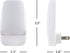 GE 55991 LED Night Light, Plug-in, Dusk to Dawn Sensor, Cool White, UL-Certified, Energy Efficient, Ideal for Bedroom, Bathroom, Nursery, Kitchen, Hallway, 2 pack, 2 Count