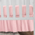 American Baby Company Ultra Soft Microfiber Ruffled Crib Skirt, Blush Pink, for Girls