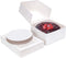 Haus Spirit - Cake Boxes 10 x 10 x 5 inch with Window and 10 inch Round Cake Boards (Pack of 10)