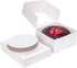 Haus Spirit - Cake Boxes 10 x 10 x 5 inch with Window and 10 inch Round Cake Boards (Pack of 10)