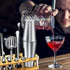 Bartender Kit with Stand,Cocktail Shaker Set Stainless Steel Bar Tool Set for Drink Mixing with Mixing Spoon Measuring Jigger, Liquor Pour Awesome Drink