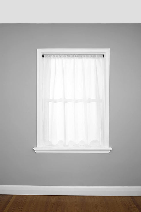 Umbra 244923-038-REM Chroma Tension Rod Adjustable Tension Curtain Rod for Curtains and Sheer Curtains, 36 to 54 Inches, Black