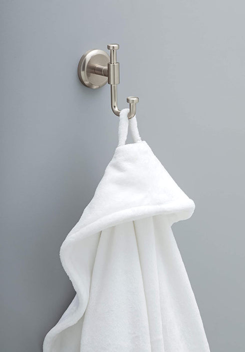 Delta Faucet Westdale Towel Hook, SpotShield Brushed Nickel , Bathroom Accessories, WSD35-BN