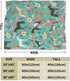 Multi Theme Blanket Size Lightweight Super Soft Comfortable Luxury Bed Blanket Microfiber(Flower Horse 40"x50")